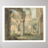 St. Cuthbert's Holy Island, 1797 (w/c over pencil