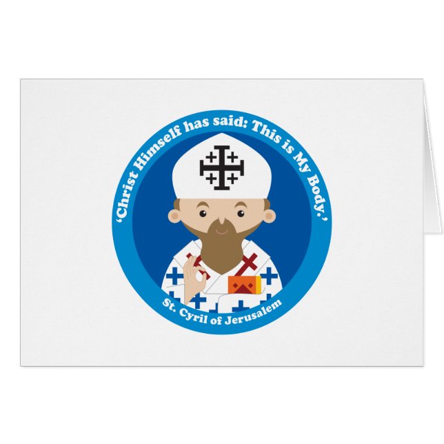 St. Cyril of Jerusalem (Front Horizontal)
