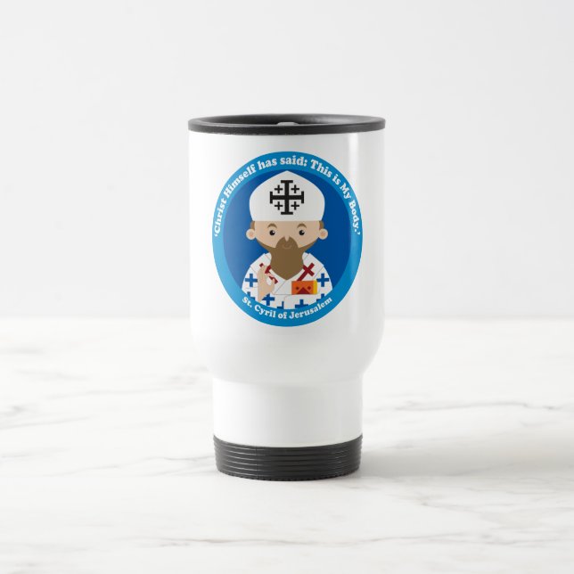 St. Cyril of Jerusalem Travel Mug (Center)