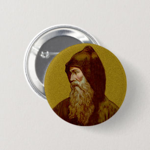 St. Cyril the Monk (M 002) 6 Cm Round Badge