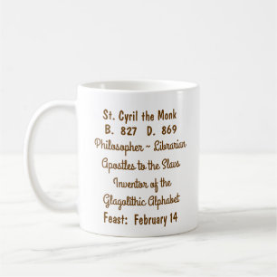 St. Cyril the Monk (M 002) Coffee Mug #1c