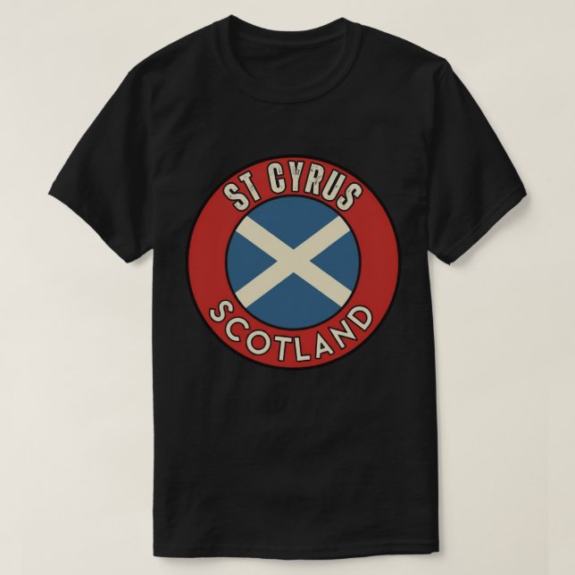 St Cyrus, Scotland T-Shirt (Design Front)