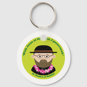 St. Damien of Molokai Key Ring
