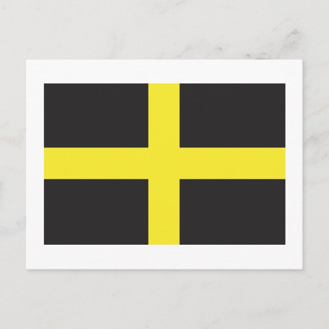 St. David Flag Postcard (Front)