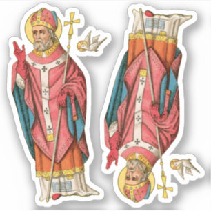 St. David of Wales (P 001) 2-Up - Contour
