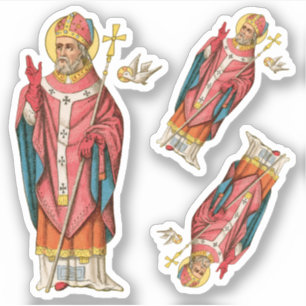 St. David of Wales (P 001) 3-Up - Contour