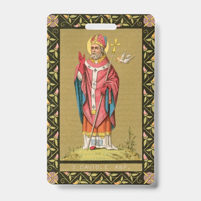 St. David of Wales (P 001) ID Badge (Front)