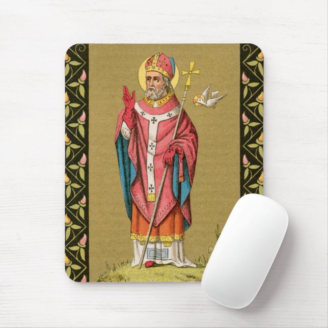 St. David of Wales (P 001) Mouse Mat (With Mouse)