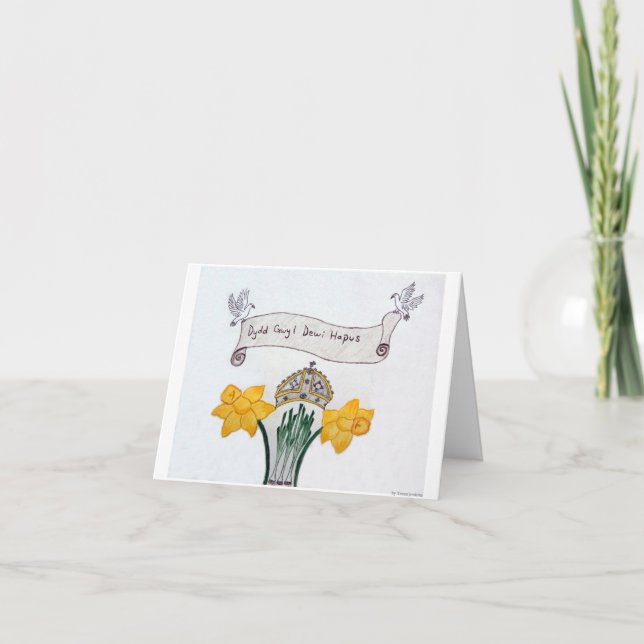 St David's Day Card 1st Pl. WSCO (Front)