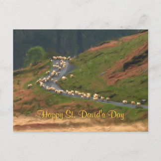 St. David's Day Postcard