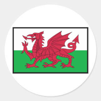 St. David's Day Tees, Gifts, Cards, Totes Classic Round Sticker