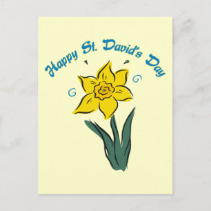 St. David's Day Tees, Gifts, Cards, Totes Postcard