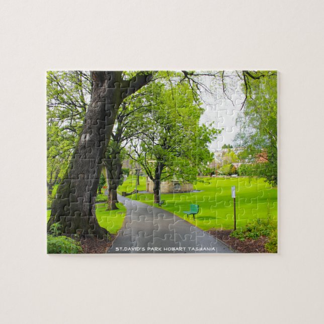 St.David's Park Hobart Tasmania Australia Jigsaw Puzzle (Horizontal)