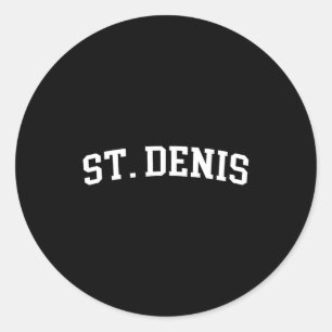 St. Denis  Classic Round Sticker