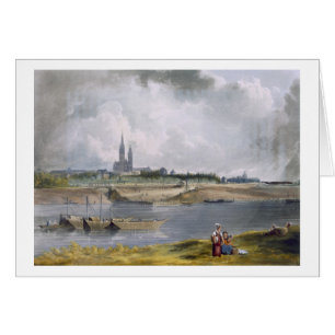 St. Denis, from 'Views on the Seine', engraved by