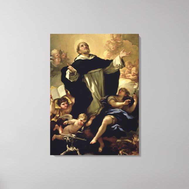 St. Dominic, 1170-1221 Canvas Print (Front)