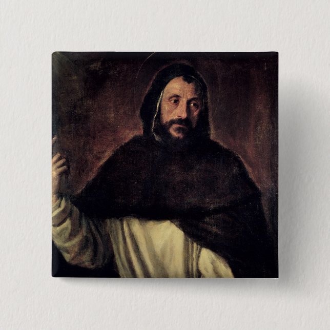 St. Dominic 15 Cm Square Badge (Front)