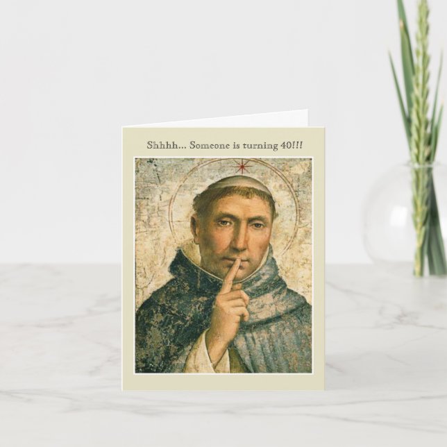 St. Dominic Birthday Card (Front)