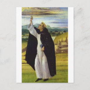 St. Dominic by Botticelli Postcard
