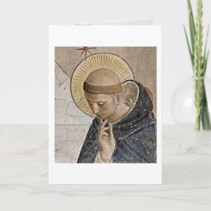 St. Dominic By Fra Angelico Card