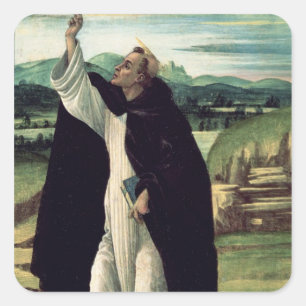 St. Dominic, c.1498-1505 Square Sticker