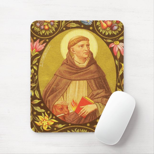 St. Dominic de Guzman (PM 02) Mouse Mat (With Mouse)