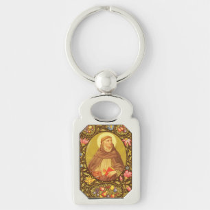 St. Dominic de Guzman (PM 02) Rectangular Metal Key Ring