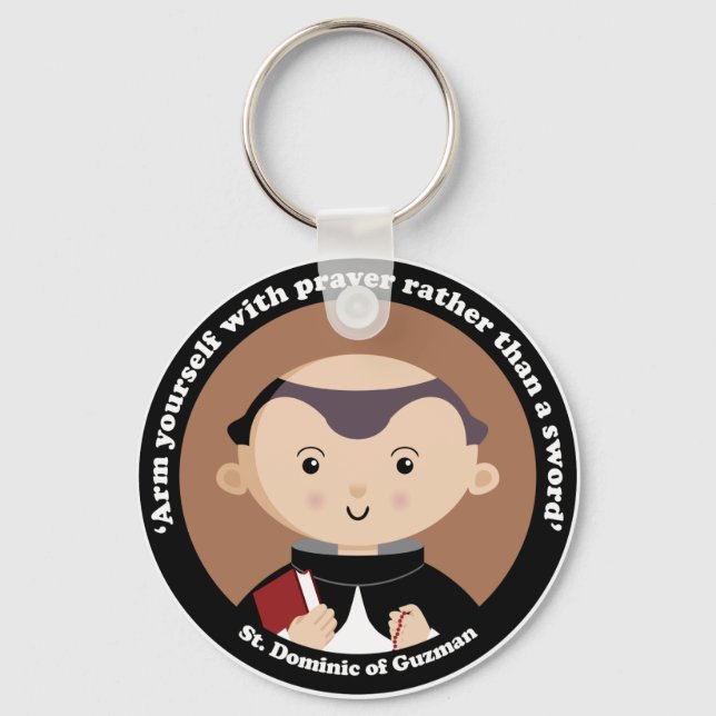 St. Dominic of Guzman Key Ring (Front)