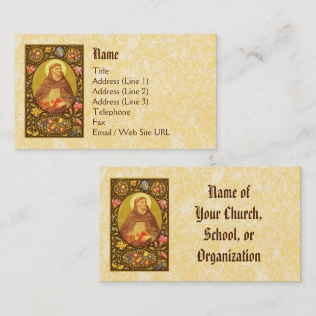 St. Dominic (PM 02) Standard Business Card (Front/Back)
