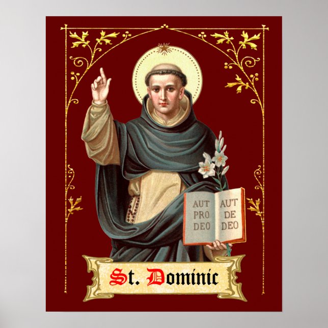 St. Dominic Preaching (BEN 002)  Poster (Front)