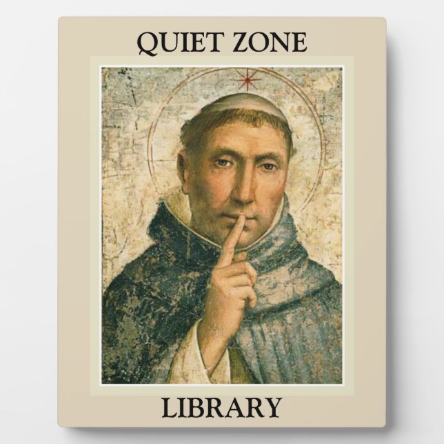 St. Dominic Priest Dominican Order Plaque (Front)