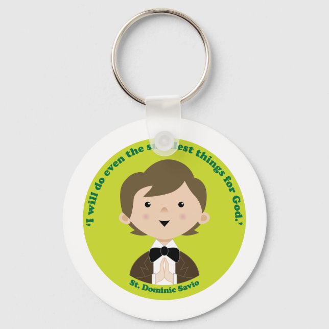 St. Dominic Savio Key Ring (Front)