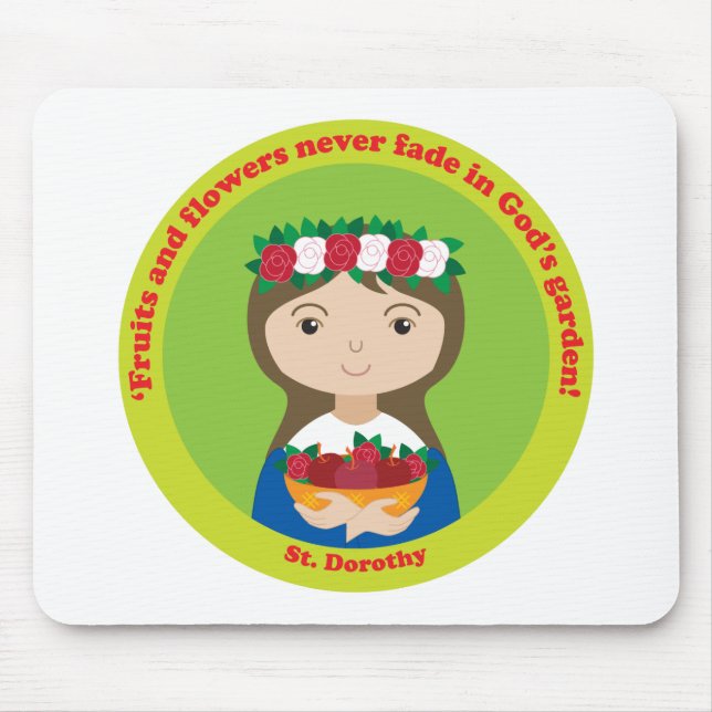 St. Dorothy Mouse Mat (Front)