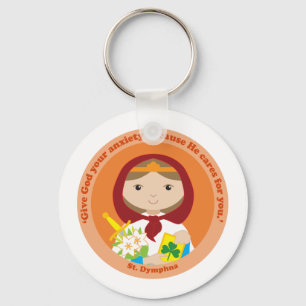 St. Dymphna Key Ring