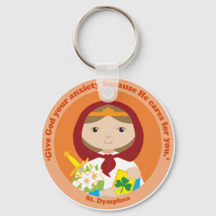 St. Dymphna Key Ring
