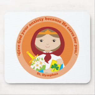 St. Dymphna Mouse Mat