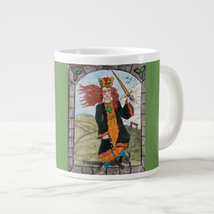 St Dymphna, Patron Saint of Mental Afflictions Large Coffee Mug