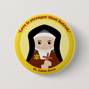 St. Edith Stein 6 Cm Round Badge