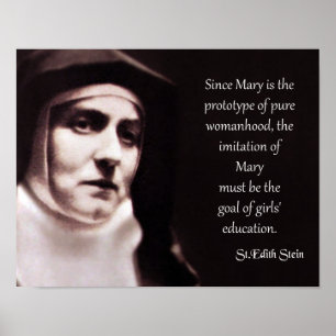 St. Edith Stein Poster