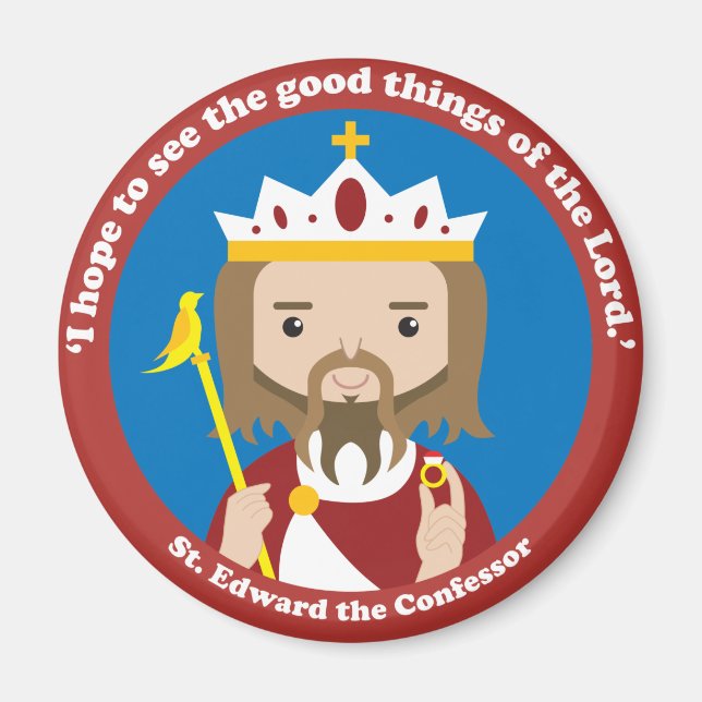 St. Edward the Confessor Magnet (Front)