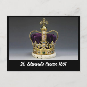 St. Edward's Crown 1661 Postcard