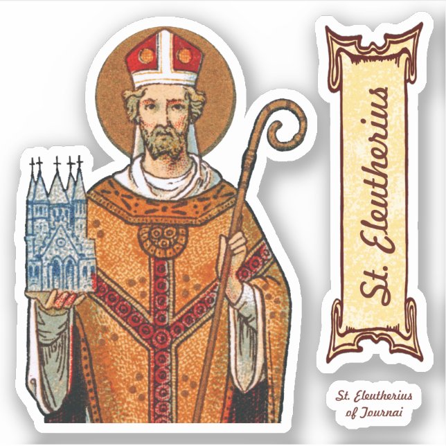 St. Eleutherius of Tournai (Detail; DG 01) (Front)