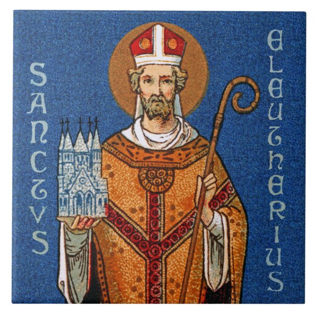St. Eleutherius of Tournai (Detail; DG 01) Tile (Front)