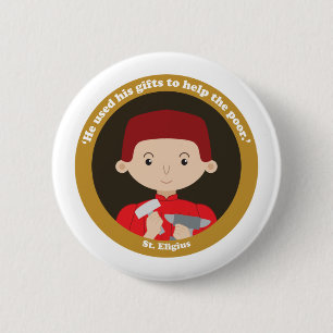 St. Eligius 6 Cm Round Badge