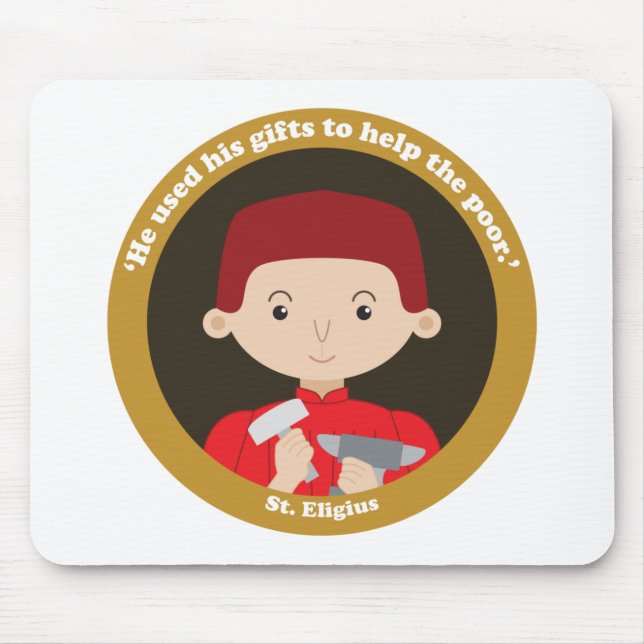 St. Eligius Mouse Mat (Front)