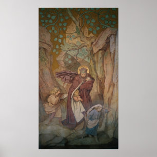 St. Elisabeth's Departure from Wartburg Castle Poster