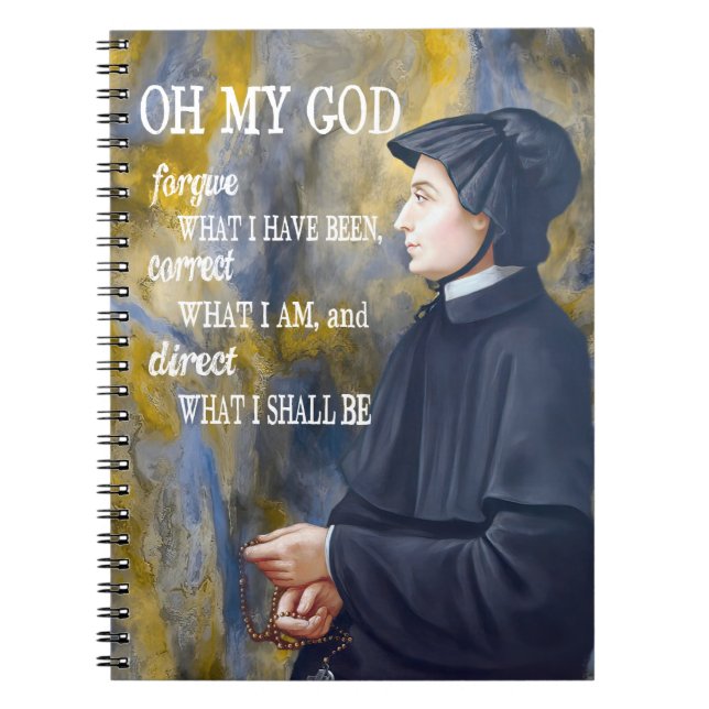 St Elizabeth Ann Seton Catholic Saint   Notebook (Front)