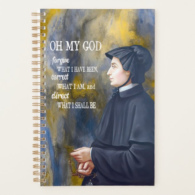 St Elizabeth Ann Seton Catholic Saint  Planner (Front)