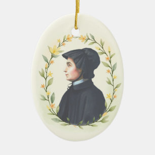 St Elizabeth Ann Seton God's Peace and Blessings Ceramic Tree Decoration