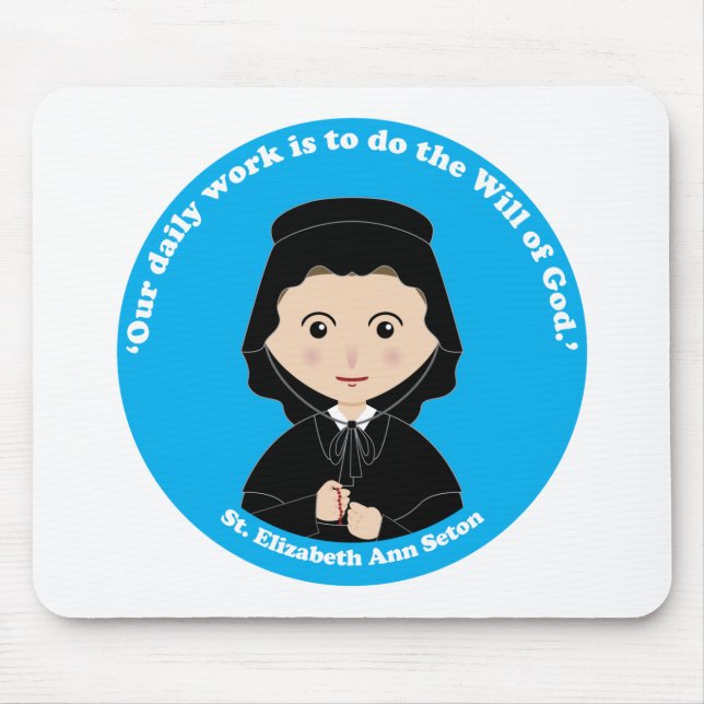 St. Elizabeth Ann Seton Mouse Mat (Front)